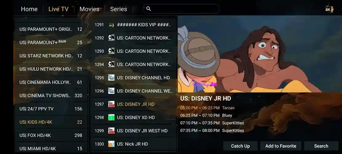 Preview 2 - Backfor Premium IPTV Subscription