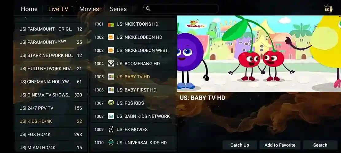 Preview 3 - Backfor Premium IPTV Subscription